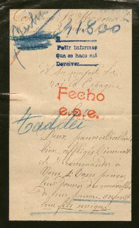 Expediente de Alfred Taddéi