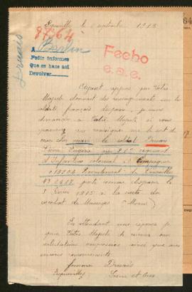 Expediente de Pierre Eugène Druais