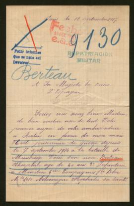Expediente de Théophile Berteau