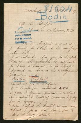 Expediente de Raphaël Bodin