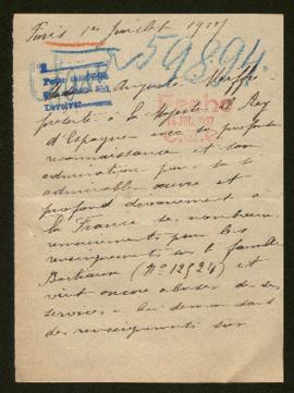 Expediente de Edmond Laur