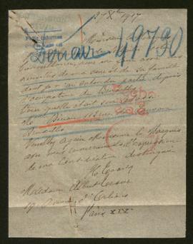 Expediente de madame Deriair