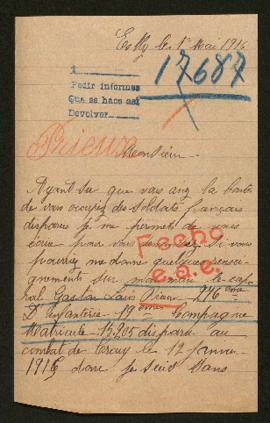 Expediente de Gaston Louis Prieux