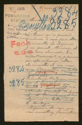 Expediente de madame veuve Brouillon y madame Maxime Brouillon