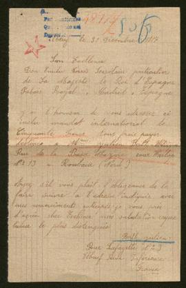 Expediente de madame Berth Wliéghe