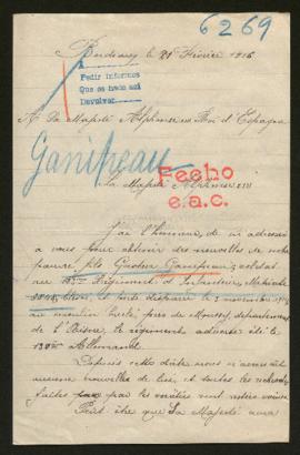 Expediente de Gaston Ganipeau