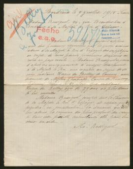 Expediente de madame Herque de Belloy