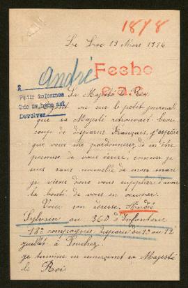 Expediente de Sylvain André