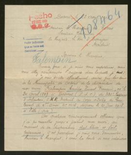 Expediente de Amédée Vincent François Falempin