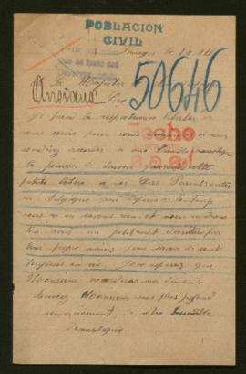 Expediente de la familia Ansiaux Pinet