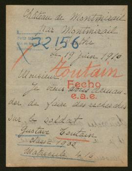 Expediente de Gustave Toutain