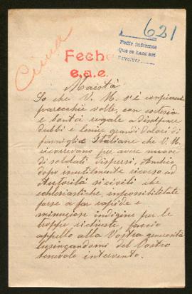 Expediente de Felice Cima