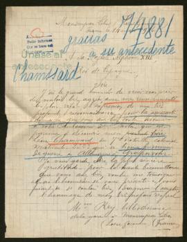 Expediente de Léon Chamssard