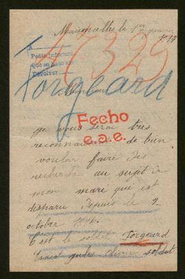 Expediente de Ernest Jules Olivier Forgead