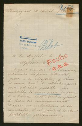 Expediente de Méderic Antoine Palot