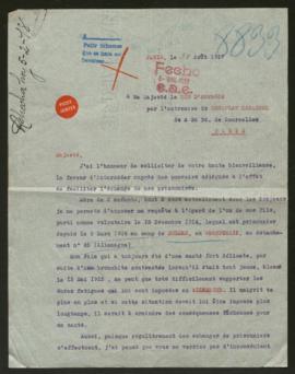 Expediente de Louis Eugène Flammant