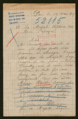 Expediente de Maurice Blandin