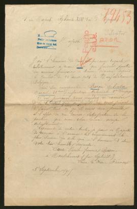 Expediente de Salvator Marcel Baron