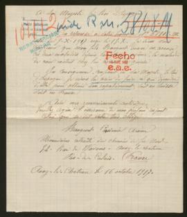 Expediente de Adélard Léonce Bacquet y Léonce Joseph Bacquet