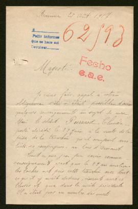 Expediente de Claude Pierrard