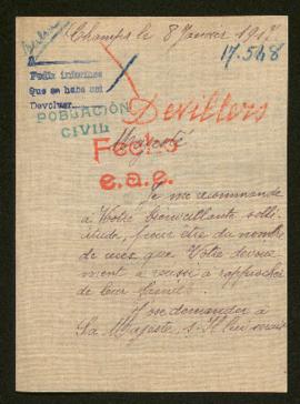 Expediente de Noëmie Devillers Rousselle y Jeanne Crampon