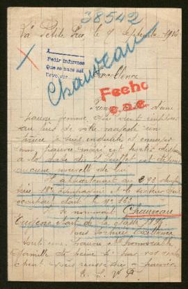 Expediente de Eugène Chaveau