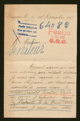 Expediente de Léopold Sénateur Varin