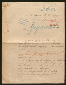 Expediente de Louis Eugène Hippolyte Geymond