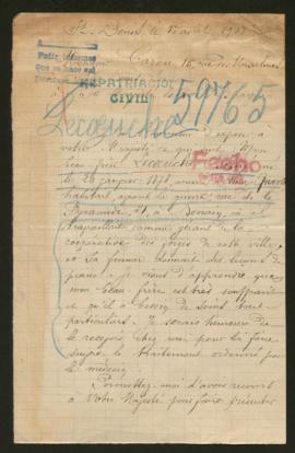 Expediente de Désiré Lecoeuche