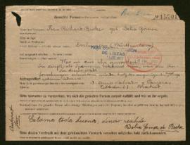 Expediente de la familia Becker-Gómez