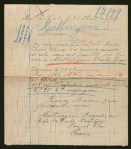 Expediente de Edouard Georges Mallangeau