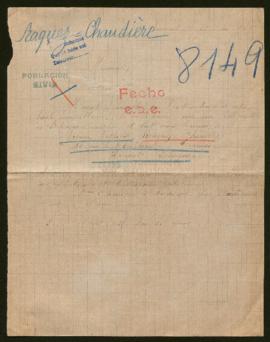 Expediente de Mathilde Racquez Chaudière