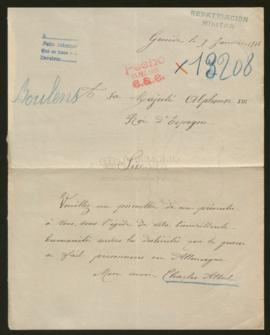 Expediente de Charles Albert Boulens