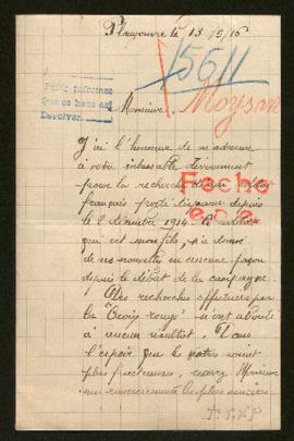 Expediente de Joseph Marie Auguste Moysan