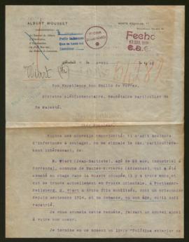 Expediente de Jean Baptiste Wiart