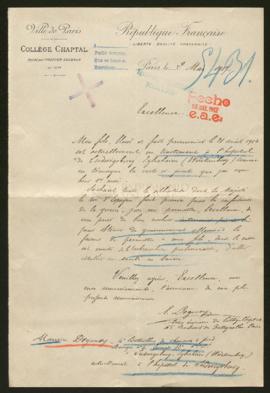 Expediente de Maurice Degouey