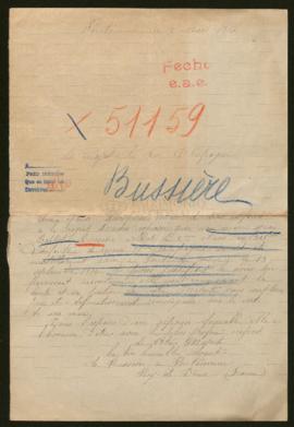 Expediente de Jean Baptiste Bussiere