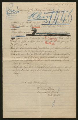 Expediente de Jakob Klein