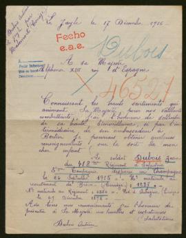 Expediente de Jean Dubois