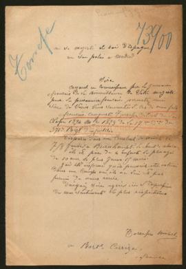 Expediente de François Auguste Torresse