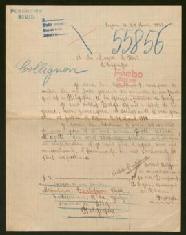 Expediente de Victor Collignon