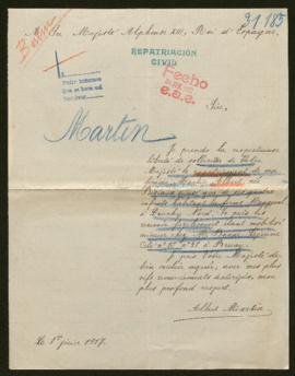 Expediente de la familia Martin-Bisiaux