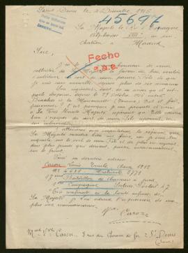 Expediente de Louis Emile Caron