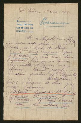 Expediente de Louis Briand