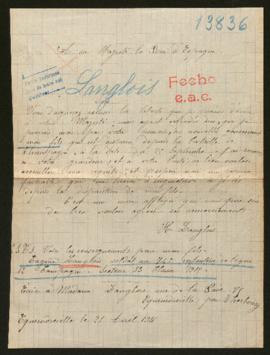 Expediente de Eugéne Langlois