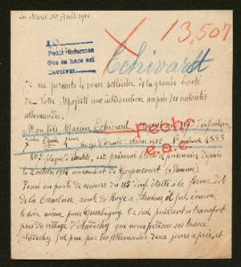 Expediente de Maxime Echivard