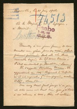 Expediente de Marius Berthon