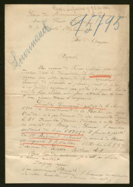 Expediente de Léandre Gourmaud