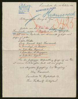 Expediente de Arthur Krauseneck