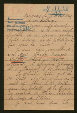 Expediente de Charles François Lafitte